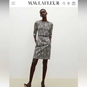 Mm Lafleur Etsuko Dress Crackle NWT